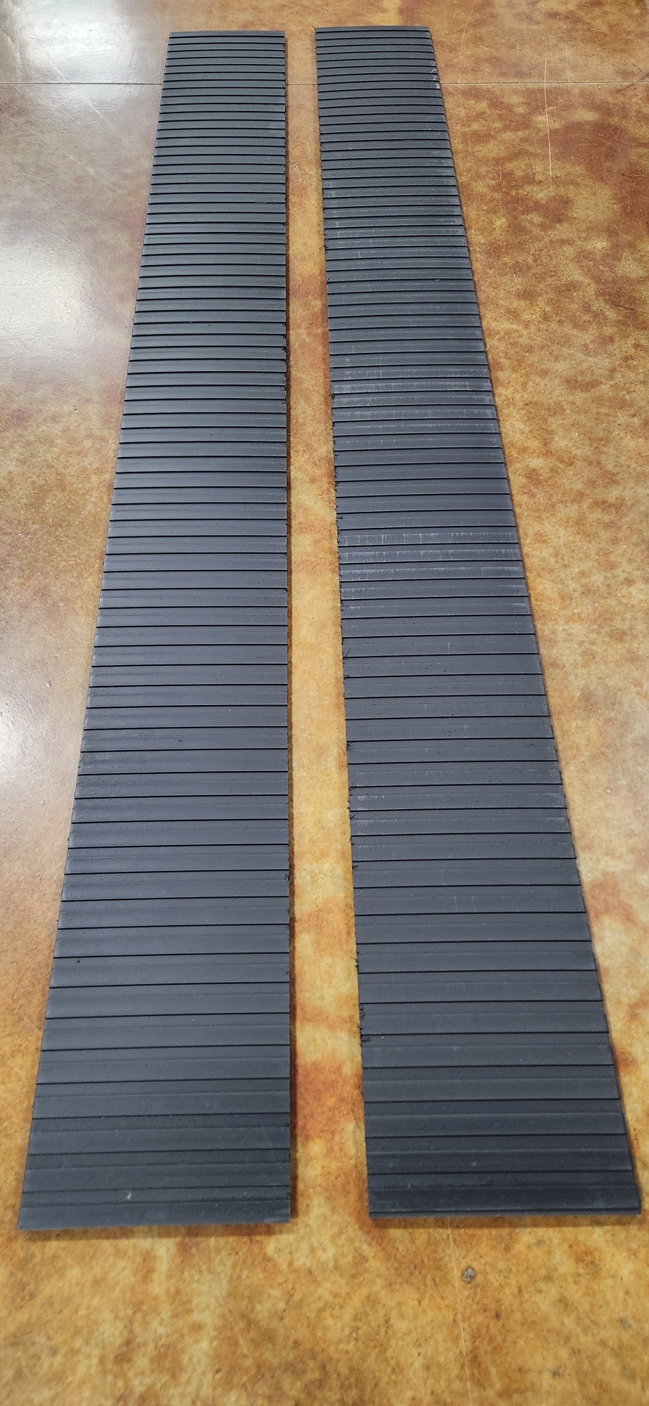 Slide Guides Inc. Snowmobile Trailer Traction Mat - 6 Foot Length x 8 Inch Width - Pair